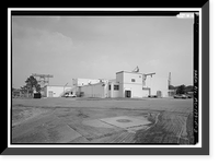 Historic Framed Print, Marshall Space Flight Center, East Test Area, Block House, Huntsville vicinity, Madison County, AL - 3,  17-7/8" x 21-7/8"