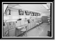 Historic Framed Print, Marshall Space Flight Center, East Test Area, Block House, Huntsville vicinity, Madison County, AL - 5,  17-7/8" x 21-7/8"