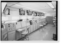 Historic Framed Print, Marshall Space Flight Center, East Test Area, Block House, Huntsville vicinity, Madison County, AL - 5,  17-7/8" x 21-7/8"