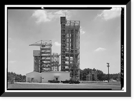 Historic Framed Print, Marshall Space Flight Center, East Test Area, Cold Calibration Test Stand, Huntsville vicinity, Madison County, AL,  17-7/8" x 21-7/8"