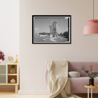 Historic Framed Print, Marshall Space Flight Center, East Test Area, Cold Calibration Test Stand, Huntsville vicinity, Madison County, AL - 2,  17-7/8" x 21-7/8"