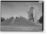 Historic Framed Print, Marshall Space Flight Center, East Test Area, Cold Calibration Test Stand, Huntsville vicinity, Madison County, AL - 5,  17-7/8" x 21-7/8"