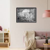 Historic Framed Print, Marshall Space Flight Center, East Test Area, Cold Calibration Test Stand, Huntsville vicinity, Madison County, AL - 9,  17-7/8" x 21-7/8"