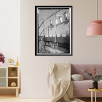 Historic Framed Print, Marshall Space Flight Center, East Test Area, Power Plant Test Stand, Huntsville vicinity, Madison County, AL - 6,  17-7/8" x 21-7/8"