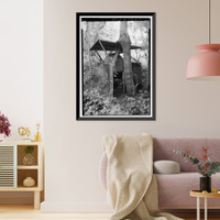 Historic Framed Print, Marshall Space Flight Center, East Test Area, Power Plant Test Stand, Huntsville vicinity, Madison County, AL - 7,  17-7/8" x 21-7/8"