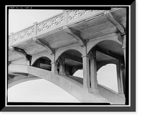 Historic Framed Print, Keller Memorial Bridge, Spanning Tennessee River at U.S. Highway 31, Decatur, Morgan County, AL - 5,  17-7/8" x 21-7/8"