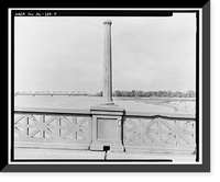 Historic Framed Print, Keller Memorial Bridge, Spanning Tennessee River at U.S. Highway 31, Decatur, Morgan County, AL - 7,  17-7/8" x 21-7/8"
