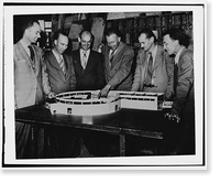 Historic Framed Print, University of California Radiation Laboratory, Bevatron, 1 Cyclotron Road, Berkeley, Alameda County, CA - 4,  17-7/8" x 21-7/8"