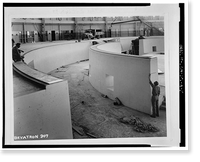 Historic Framed Print, University of California Radiation Laboratory, Bevatron, 1 Cyclotron Road, Berkeley, Alameda County, CA - 5,  17-7/8" x 21-7/8"