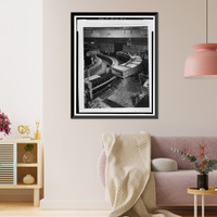 Historic Framed Print, University of California Radiation Laboratory, Bevatron, 1 Cyclotron Road, Berkeley, Alameda County, CA - 11,  17-7/8" x 21-7/8"