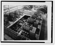 Historic Framed Print, University of California Radiation Laboratory, Bevatron, 1 Cyclotron Road, Berkeley, Alameda County, CA - 12,  17-7/8" x 21-7/8"