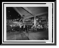Historic Framed Print, University of California Radiation Laboratory, Bevatron, 1 Cyclotron Road, Berkeley, Alameda County, CA - 20,  17-7/8" x 21-7/8"
