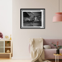 Historic Framed Print, University of California Radiation Laboratory, Bevatron, 1 Cyclotron Road, Berkeley, Alameda County, CA - 20,  17-7/8" x 21-7/8"