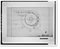 Historic Framed Print, University of California Radiation Laboratory, Bevatron, 1 Cyclotron Road, Berkeley, Alameda County, CA - 22,  17-7/8" x 21-7/8"