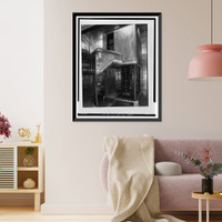 Historic Framed Print, University of California Radiation Laboratory, Bevatron, 1 Cyclotron Road, Berkeley, Alameda County, CA - 24,  17-7/8" x 21-7/8"