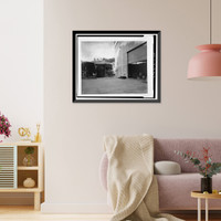 Historic Framed Print, University of California Radiation Laboratory, Bevatron, 1 Cyclotron Road, Berkeley, Alameda County, CA - 32,  17-7/8" x 21-7/8"