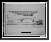 Historic Framed Print, University of California Radiation Laboratory, Bevatron, 1 Cyclotron Road, Berkeley, Alameda County, CA - 39,  17-7/8" x 21-7/8"