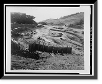 Historic Framed Print, University of California Radiation Laboratory, Bevatron, 1 Cyclotron Road, Berkeley, Alameda County, CA - 42,  17-7/8" x 21-7/8"
