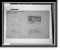 Historic Framed Print, University of California Radiation Laboratory, Bevatron, 1 Cyclotron Road, Berkeley, Alameda County, CA - 46,  17-7/8" x 21-7/8"