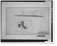 Historic Framed Print, University of California Radiation Laboratory, Bevatron, 1 Cyclotron Road, Berkeley, Alameda County, CA - 49,  17-7/8" x 21-7/8"