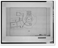 Historic Framed Print, University of California Radiation Laboratory, Bevatron, 1 Cyclotron Road, Berkeley, Alameda County, CA - 50,  17-7/8" x 21-7/8"