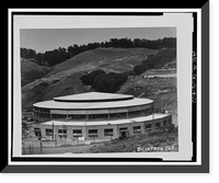 Historic Framed Print, University of California Radiation Laboratory, Bevatron, 1 Cyclotron Road, Berkeley, Alameda County, CA - 53,  17-7/8" x 21-7/8"