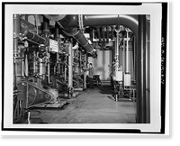 Historic Framed Print, University of California Radiation Laboratory, Bevatron, 1 Cyclotron Road, Berkeley, Alameda County, CA - 58,  17-7/8" x 21-7/8"