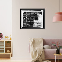 Historic Framed Print, University of California Radiation Laboratory, Bevatron, 1 Cyclotron Road, Berkeley, Alameda County, CA - 59,  17-7/8" x 21-7/8"