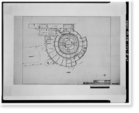 Historic Framed Print, University of California Radiation Laboratory, Bevatron, 1 Cyclotron Road, Berkeley, Alameda County, CA - 60,  17-7/8" x 21-7/8"