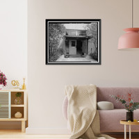 Historic Framed Print, University of California Radiation Laboratory, Bevatron, 1 Cyclotron Road, Berkeley, Alameda County, CA - 62,  17-7/8" x 21-7/8"