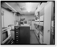 Historic Framed Print, University of California Radiation Laboratory, Bevatron, 1 Cyclotron Road, Berkeley, Alameda County, CA - 65,  17-7/8" x 21-7/8"