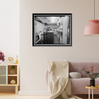 Historic Framed Print, University of California Radiation Laboratory, Bevatron, 1 Cyclotron Road, Berkeley, Alameda County, CA - 65,  17-7/8" x 21-7/8"