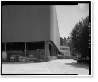 Historic Framed Print, University of California Radiation Laboratory, Bevatron, 1 Cyclotron Road, Berkeley, Alameda County, CA - 67,  17-7/8" x 21-7/8"