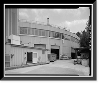 Historic Framed Print, University of California Radiation Laboratory, Bevatron, 1 Cyclotron Road, Berkeley, Alameda County, CA - 68,  17-7/8" x 21-7/8"