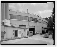 Historic Framed Print, University of California Radiation Laboratory, Bevatron, 1 Cyclotron Road, Berkeley, Alameda County, CA - 68,  17-7/8" x 21-7/8"
