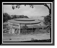Historic Framed Print, University of California Radiation Laboratory, Bevatron, 1 Cyclotron Road, Berkeley, Alameda County, CA - 69,  17-7/8" x 21-7/8"
