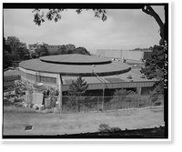 Historic Framed Print, University of California Radiation Laboratory, Bevatron, 1 Cyclotron Road, Berkeley, Alameda County, CA - 69,  17-7/8" x 21-7/8"
