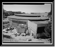 Historic Framed Print, University of California Radiation Laboratory, Bevatron, 1 Cyclotron Road, Berkeley, Alameda County, CA - 72,  17-7/8" x 21-7/8"