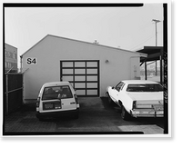 Oakland Army Base, Private Vehicle Inspection Building, Africa Street & Bataan Avenue, Oakland, Alameda County, CA Classic, Vintage Wall Art