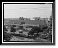 Oakland Army Base, Private Exchange Cafeteria, Bataan Avenue & Attu Street, facing Post Headquart, Oakland, Alameda County, CA, Antique Wall Art