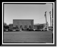 Oakland Army Base, Private Exchange Cafeteria, Bataan Avenue & Attu Street, facing Post Headquart, Oakland, Alameda County, CA - 6, Vintage Poster