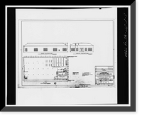Historic Framed Print, Oakland Army Base, Storehouse, Buna & Baku Streets, Oakland, Alameda County, CA - 8,  17-7/8" x 21-7/8"