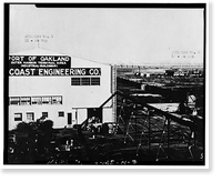 Oakland Army Base, Vehicle Maintenance Shop, Attu Street & Corregidor Avenue, Oakland, Alameda County, CA - 7, Antique Poster