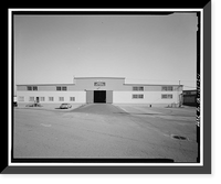 Historic Framed Print, Oakland Army Base, Warehouse Type, Tobruk Street, between Warehouse Road & Fifteenth, Oakland, Alameda County, CA,  17-7/8" x 21-7/8"