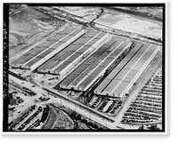 Oakland Army Base, Warehouse Type, Tobruk Street, between Warehouse Road & Fifteenth, Oakland, Alameda County, CA - 16, Antique Print