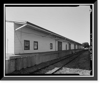 Historic Framed Print, Oakland Army Base, Storehouse Type, Ukraine & Maritime Streets, Oakland, Alameda County, CA - 2,  17-7/8" x 21-7/8"