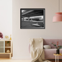 Oakland Army Base, Box & Crate Shop, Ukraine Street & Warehouse Road, Oakland, Alameda County, CA Classic, Historic Print