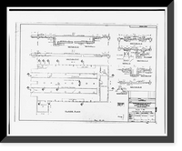 Historic Framed Print, Oakland Army Base, Railroad Engine Shop, Engineer Road & Wake Avenue, Oakland, Alameda County, CA - 8,  17-7/8" x 21-7/8"