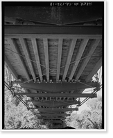 Historic Framed Print, Dry Creek Bridge, Spanning Dry Creek at Cook Road, Ione vicinity, Amador County, CA - 18,  17-7/8" x 21-7/8"