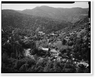 Historic Framed Print, Big Creek Hydroelectric System, Powerhouse 8, Operator Cottage, Big Creek, Big Creek vicinity, Fresno County, CA - 2,  17-7/8" x 21-7/8"